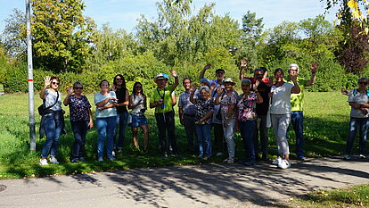 Führung durch das zukünftige Gelände der Landesgartenschau für die Gartenbauvereine